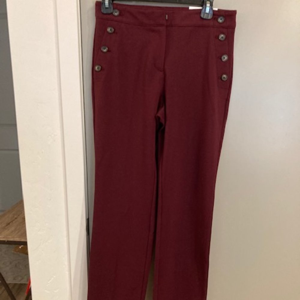 Maroon Trousers - Straight leg - NEW